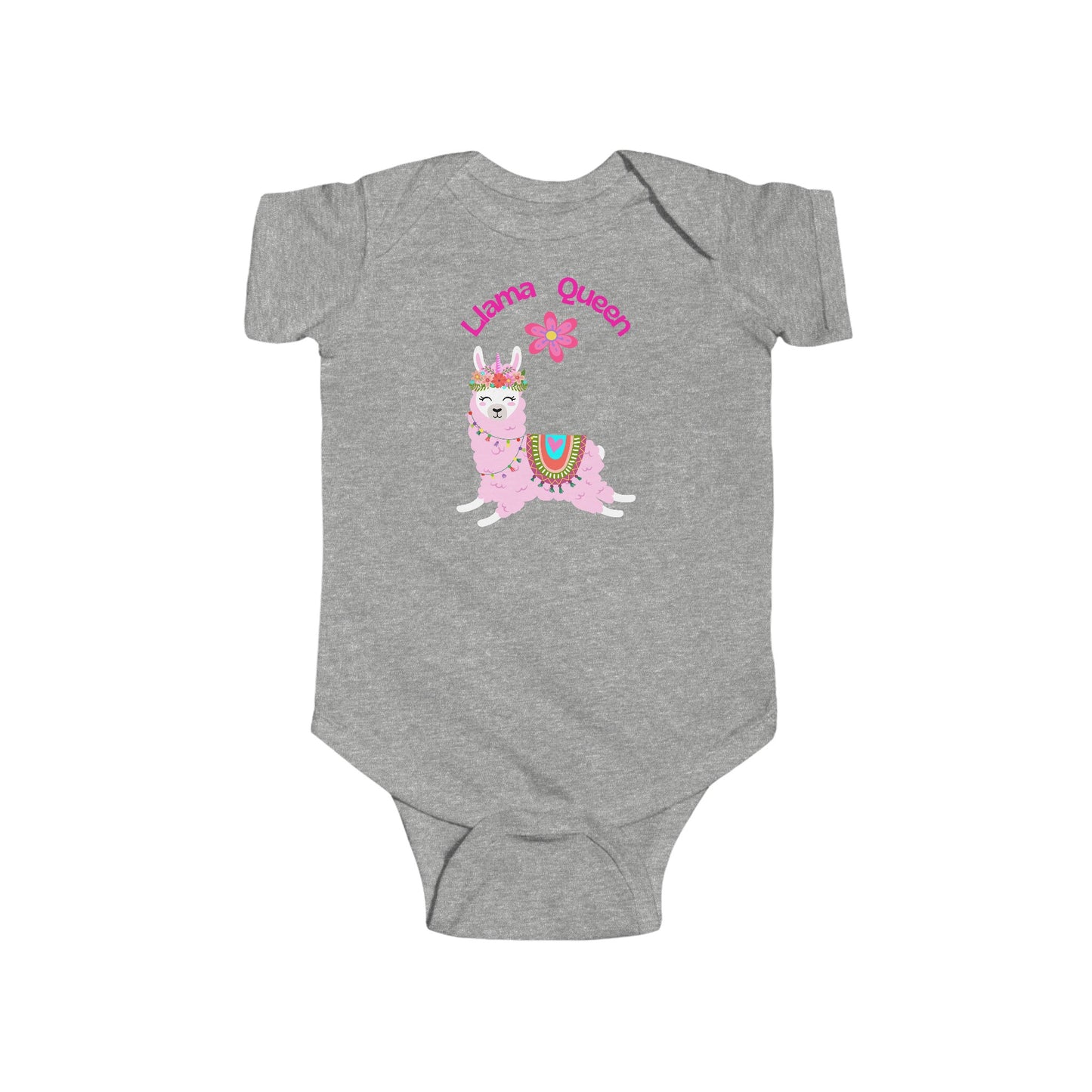 Llama queen romper