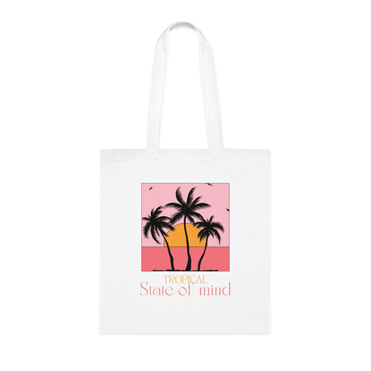 Tropical state of mind beach bag