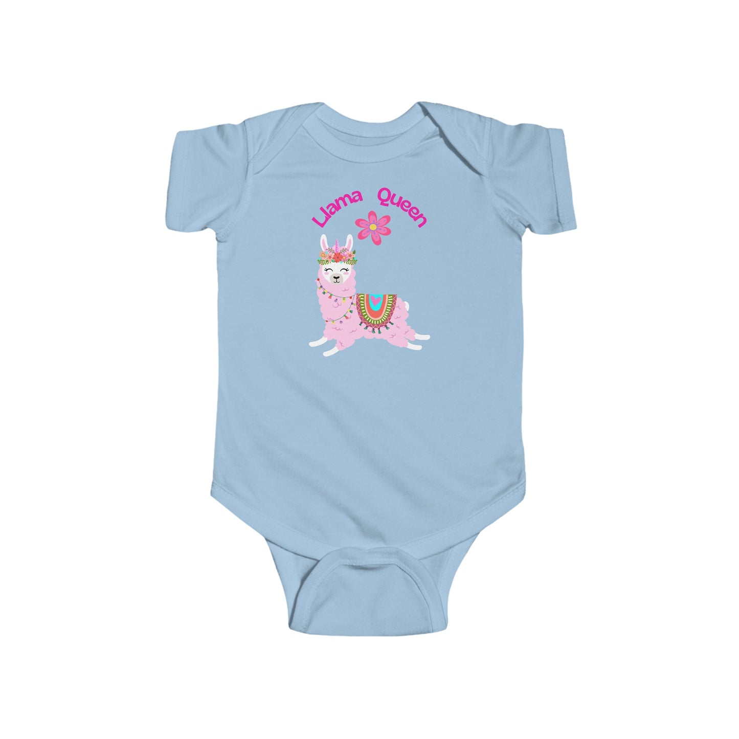 Llama queen romper